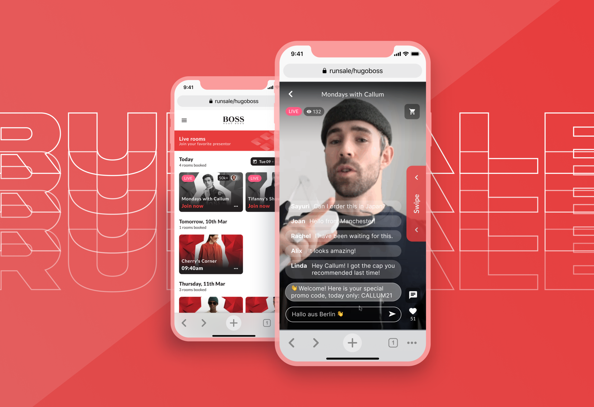 Runsale live commerce